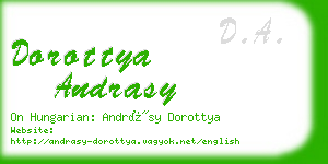 dorottya andrasy business card